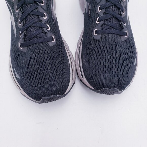 Brooks Ghost 15 Running Shoe Sneaker Lace Up Low Top Comfort Black Womens Size 9 - Picture 7 of 9